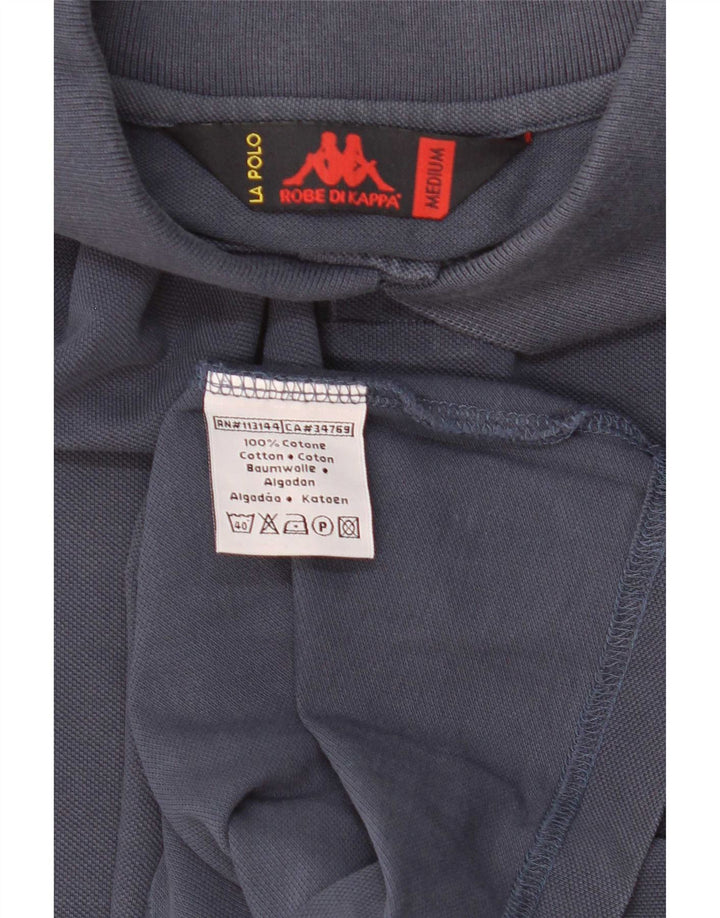 Kappa Herren-Poloshirt, mittelmarineblaue Baumwolle
