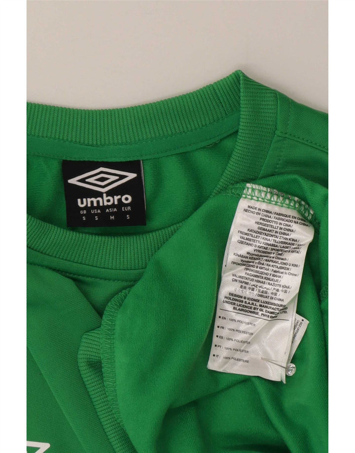 Umbro Herren Sweatshirt Pullover Small Grün Polyester