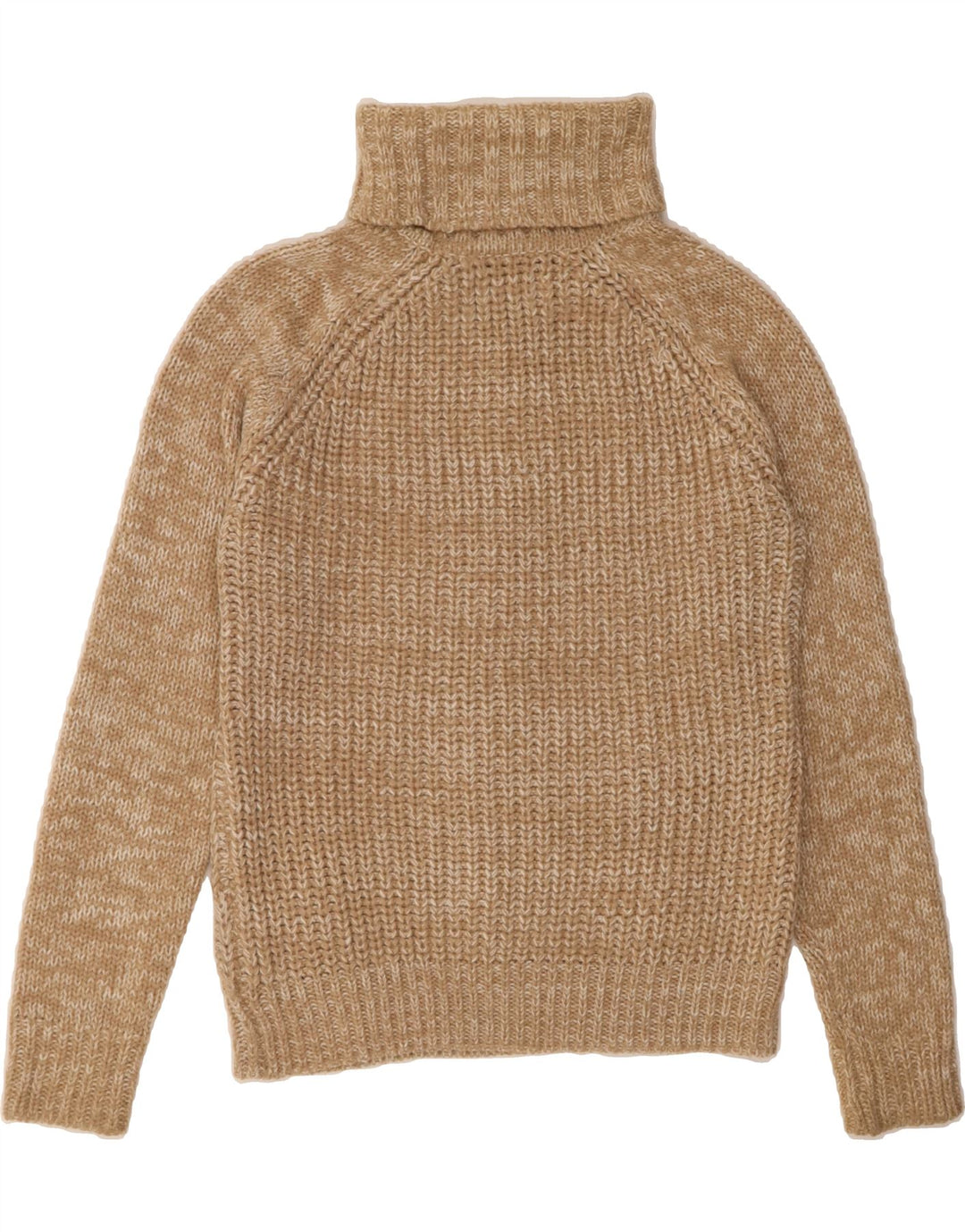 CLOCK HOUSE Womens Roll Neck Jumper Sweater UK 12 Medium Brown Flecked Vintage CLOCK HOUSE and Second-Hand CLOCK HOUSE from Messina Hembry 