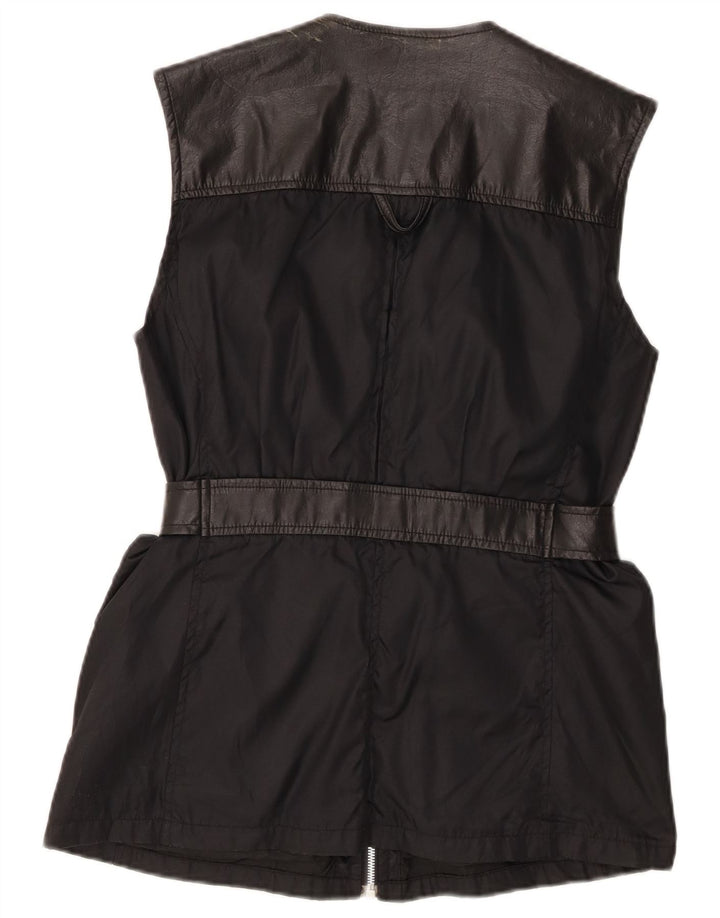 Cotton's Industries Womens Utility Gilet UK 14 Mittelschwarzes Polyamid