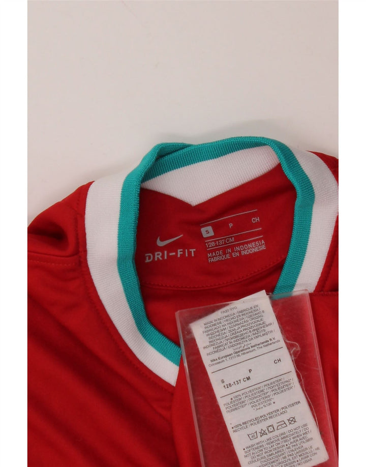 NIKE Liverpool Grafik-T-Shirt für Jungen, 8–9 Jahre, Größe S, Rot, Farbblock