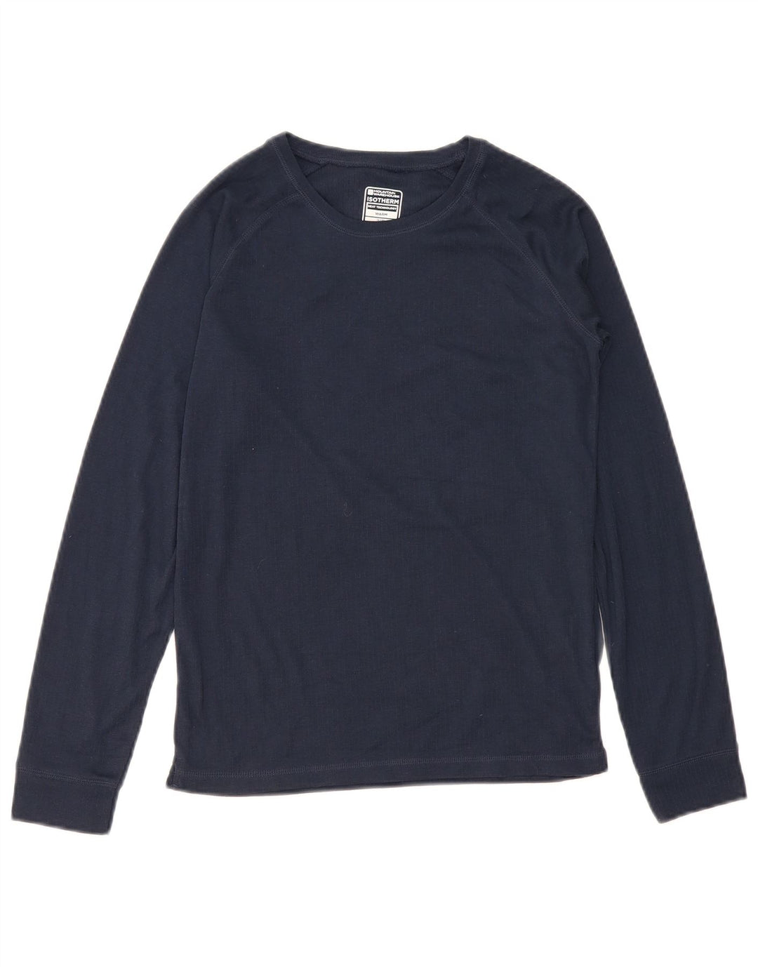 Mountain Warehouse Jungen-Oberteil, langärmlig, 12–13 Jahre, marineblaues Polyester
