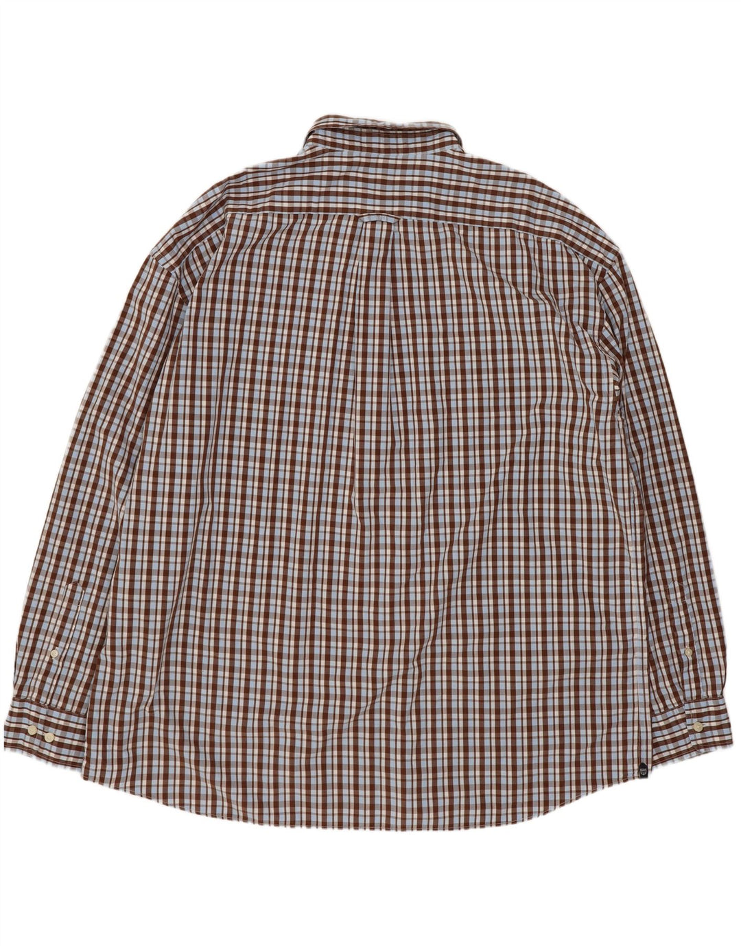 Gant Herren-Hemd, reguläre Passform, 3XL, braun kariert, Baumwolle