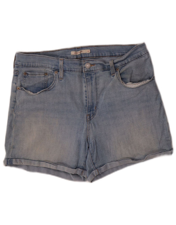 LEVI'S Damen-Jeansshorts W32, Größe L, Blau, Baumwolle