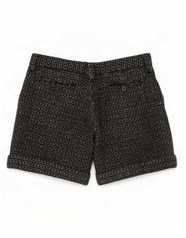 Dolce & Gabbana Damen Freizeitshorts IT 40 Small W26 Schwarz gefleckt