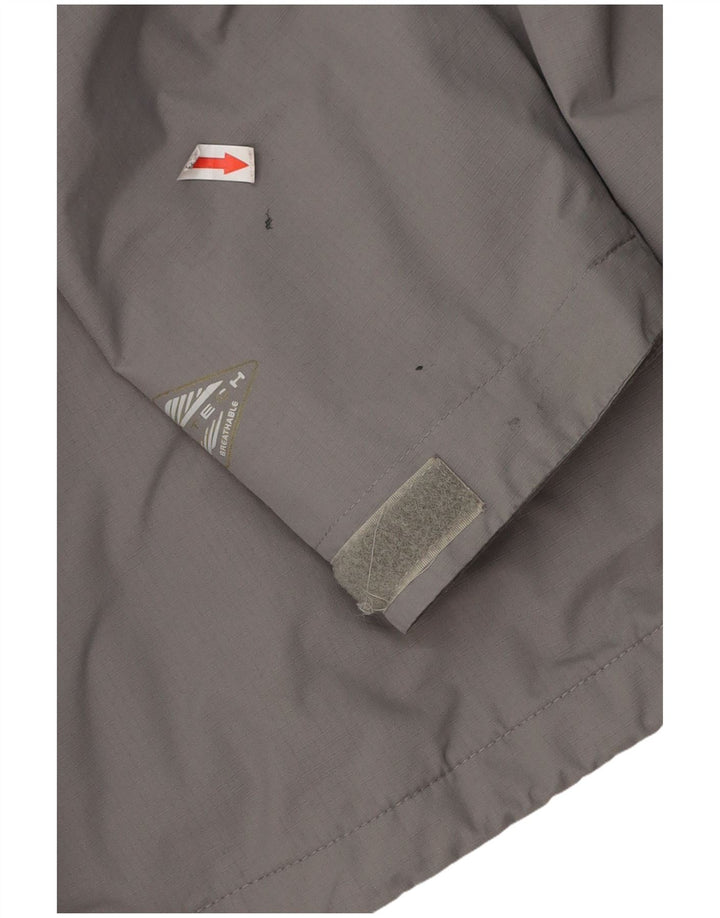 Columbia Herren-Windbreakerjacke mit Kapuze, UK 38, mittelgrau, Farbblock
