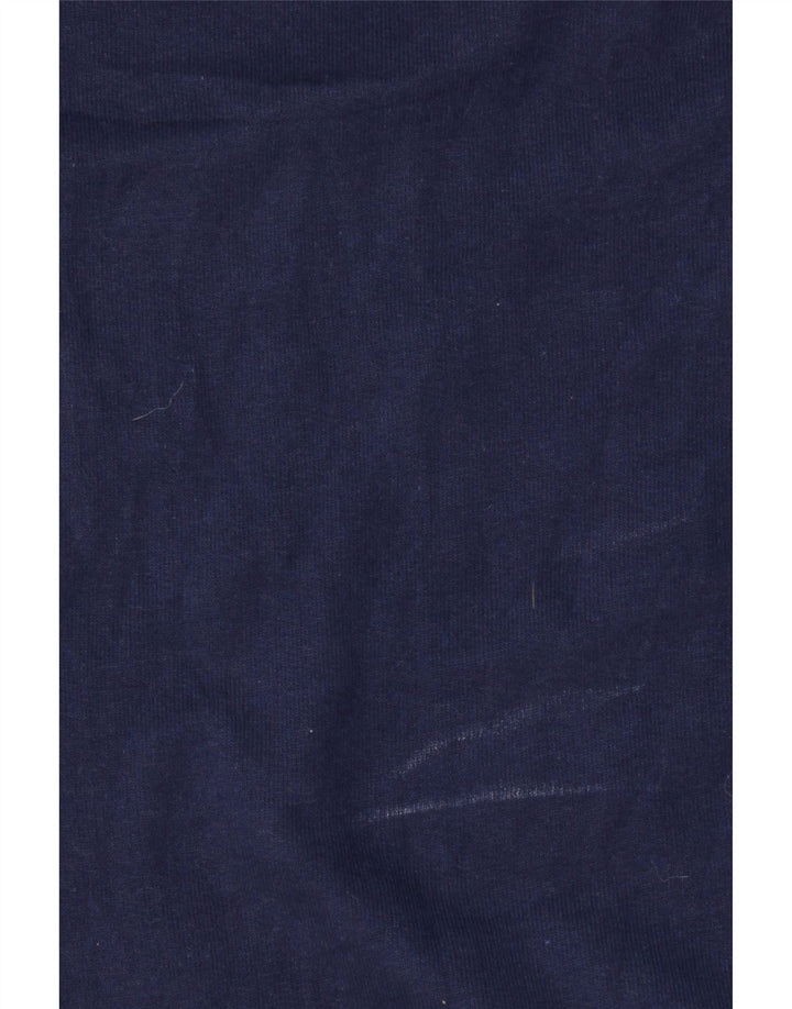 CHAMPION Mens Graphic Sweatshirt Jumper Medium Navy Blue Polyester Vintage Champion and Second-Hand Champion from Messina Hembry 