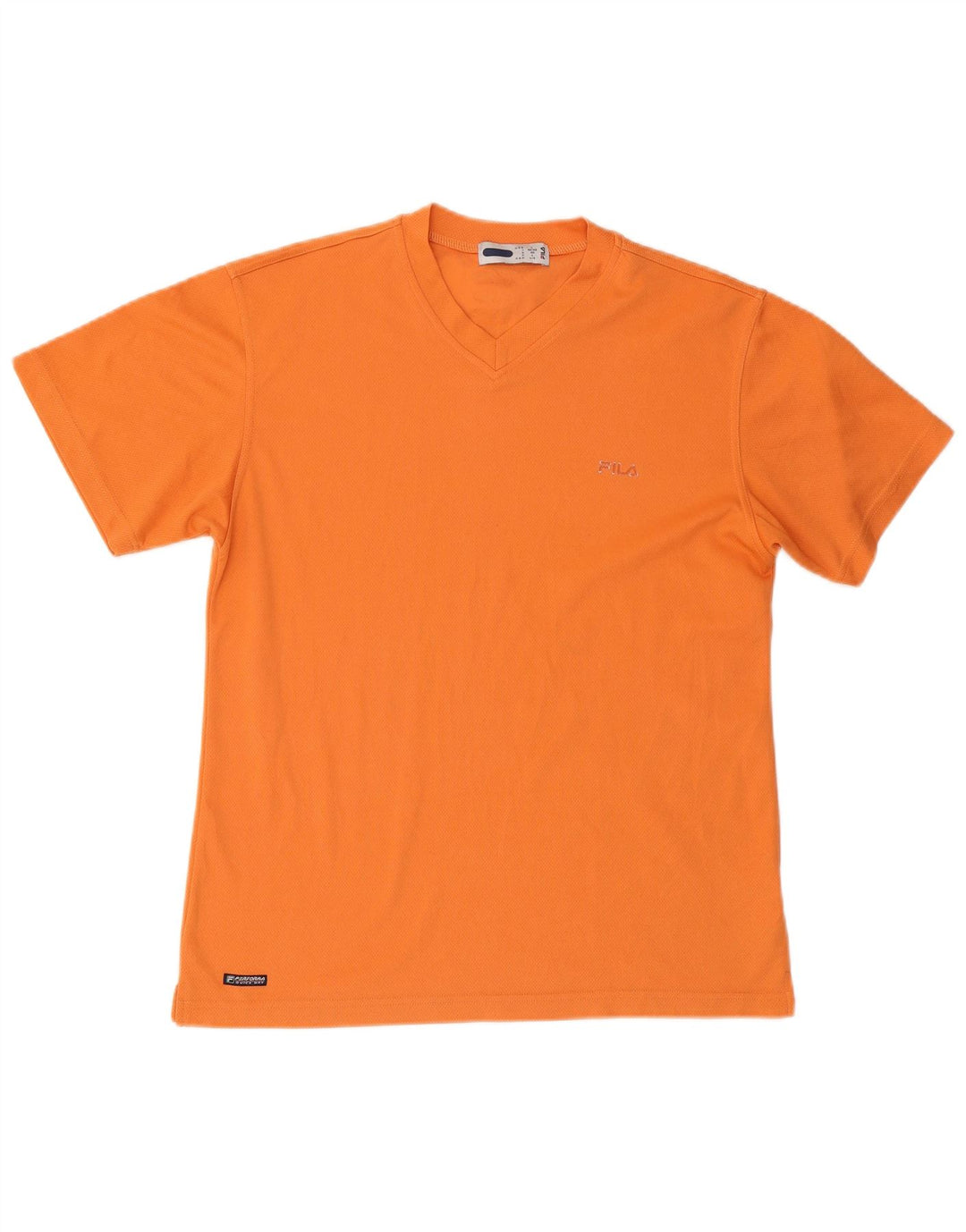 FILA Damen T-Shirt Top UK 16 Large Orange Polyester