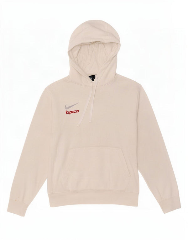Nike Herren Kapuzenpullover aus mittelweißer Baumwolle