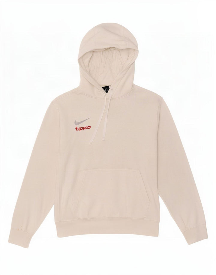 Nike Herren Kapuzenpullover aus mittelweißer Baumwolle