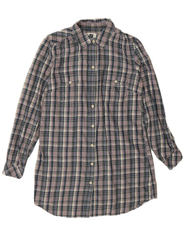 Levi's Flanell-Hemdkleid für Damen, Gr. 10, Größe S, lila, kariert, Baumwolle