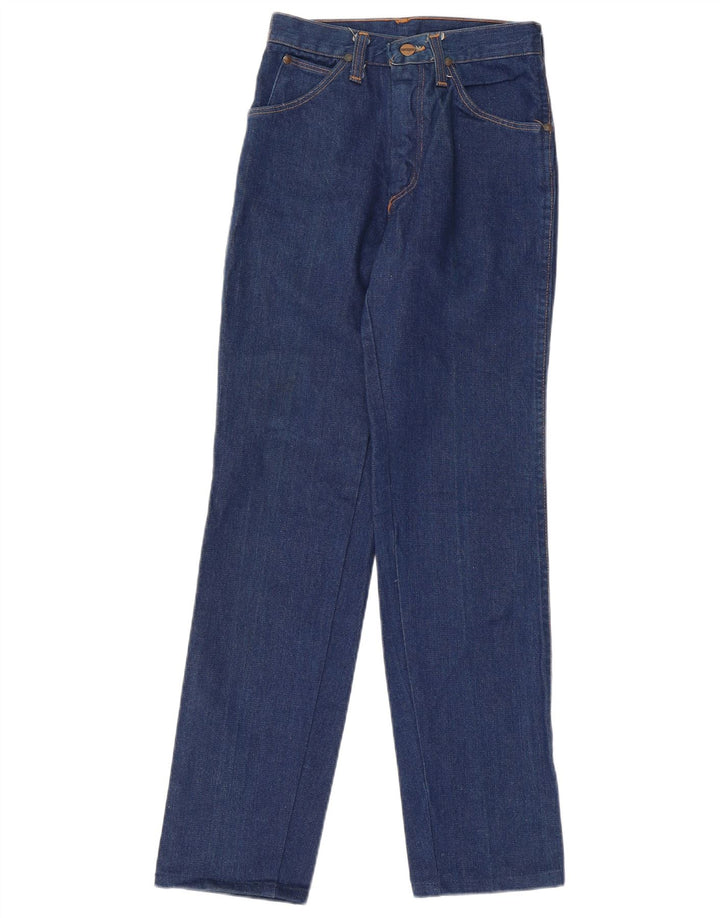 Wrangler Damen Straight Jeans W26 L28 Blaue Baumwolle
