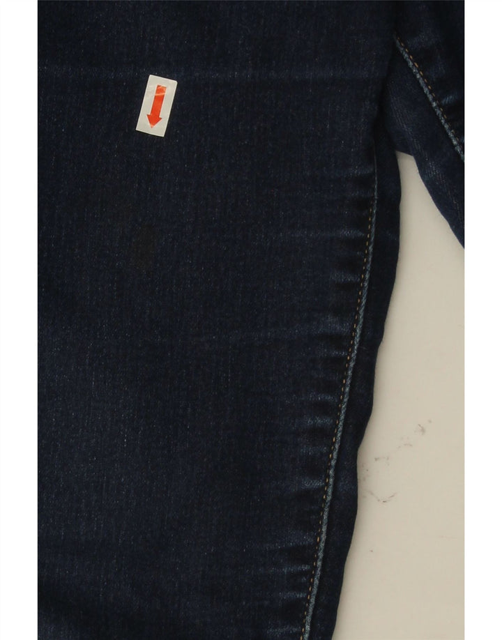 LEVI'S Damen 712 Slim Jeans W29 L30 Marineblau Baumwolle