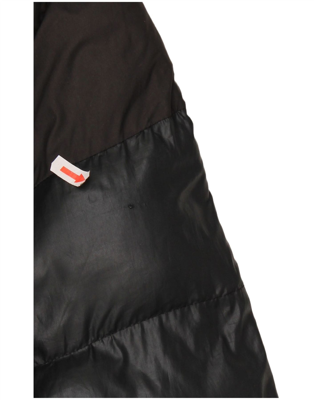 ADIDAS Wattierte Damenjacke mit Kapuze, UK 16, Größe L, Schwarz, Colourblock-Polyester