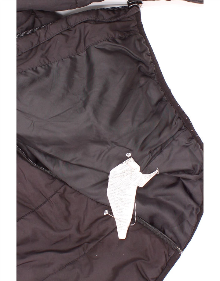 Puma Boys Graphic Wattierte Jacke 9–10 Jahre Schwarzes Polyester