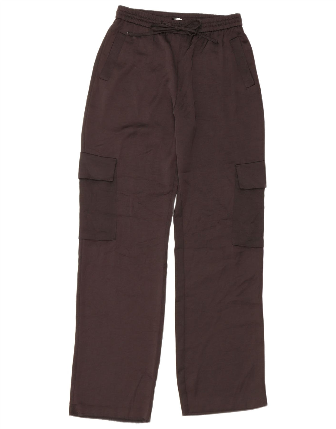 Gerade Cargohose für Damen von Zara, Größe S, W27, L31, Schwarz