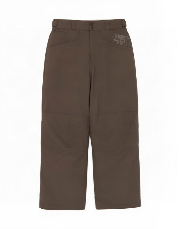 Rip Curl Herren-Skihose mit Grafik, XL, W34, L34, braun, Polyamid