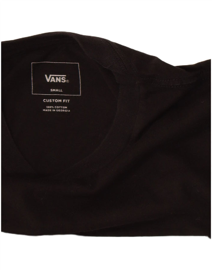 Vans Herren-T-Shirt mit individueller Passform, Grafik, Größe S, Schwarz, Baumwolle
