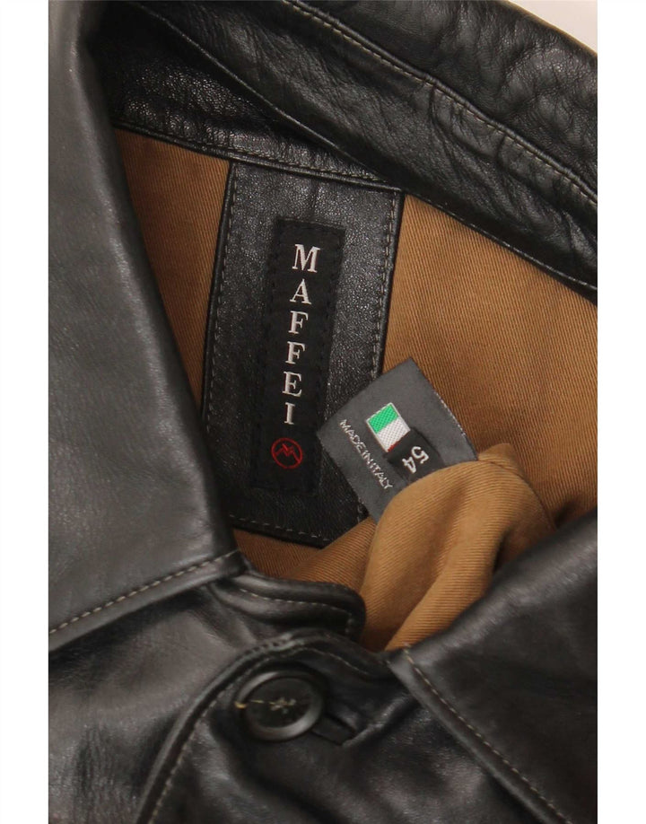 Maffei Herren Lederjacke IT 54 2XL Schwarz