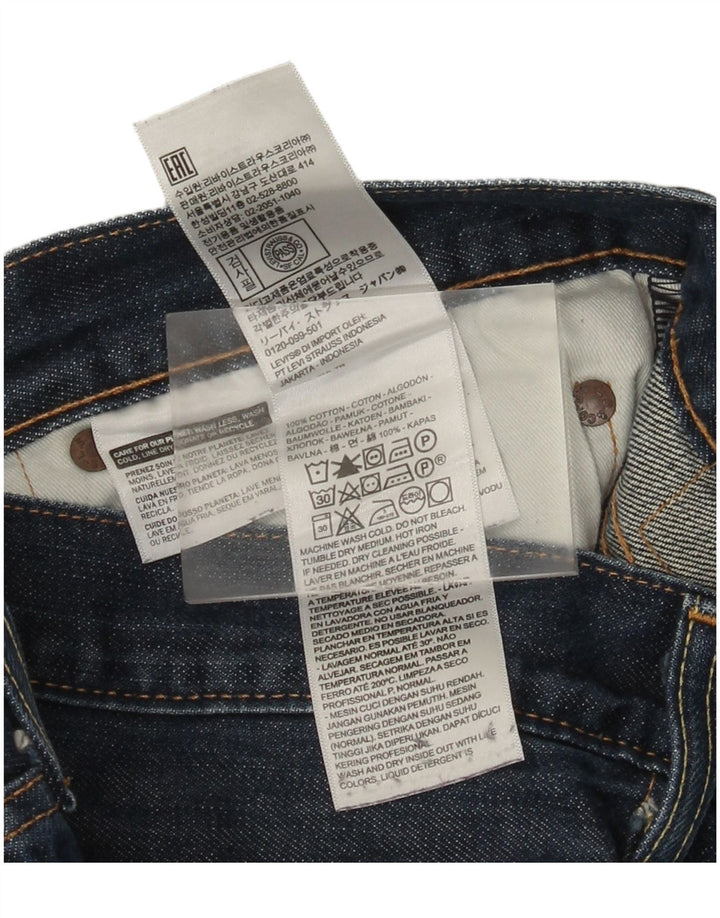 Levi's Herren 501 Straight Jeans W36 L30 Blaue Baumwolle