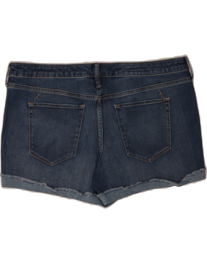 MOSSIMO Womens Mid Rise Denim Shorts US 16 2XL W38  Blue Polyester Vintage Mossimo and Second-Hand Mossimo from Messina Hembry 