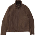 Basic Herren Lederjacke IT 52 XL Braunes Leder