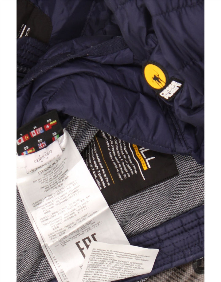 Ciesse Piumini Wattierte Herrenjacke mit Kapuze, UK 40, Mittelmarineblau, Polyamid