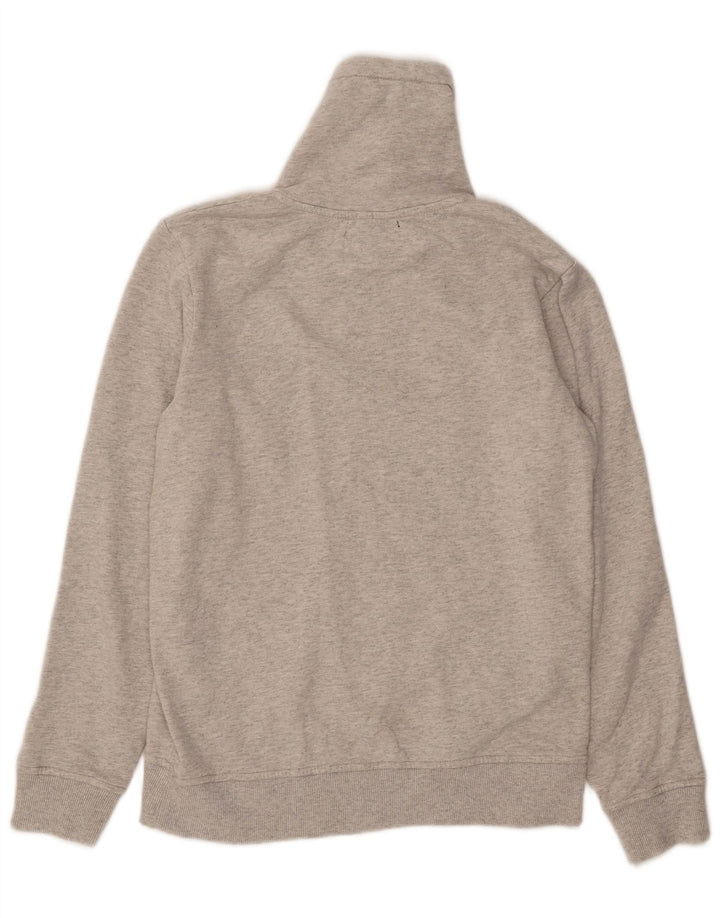 Jack & Jones Herren-Kapuzenpullover mit Grafik, mittelgraue Baumwolle