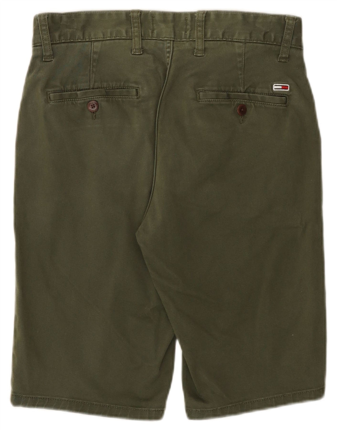 TOMMY HILFIGER Damen Chinoshorts W28 Medium Khaki Baumwolle