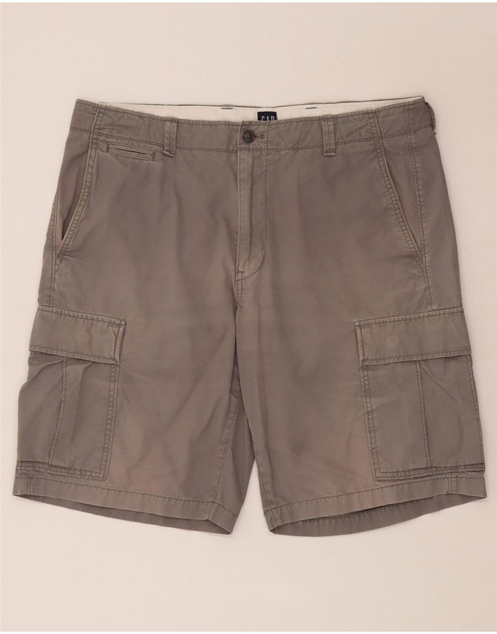 GAP Herren-Cargo-Shorts W36, große graue Baumwolle