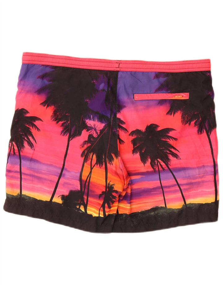 SUNDEK Herren-Badeshorts, klein, mehrfarbig, Polyester, hawaiianisch