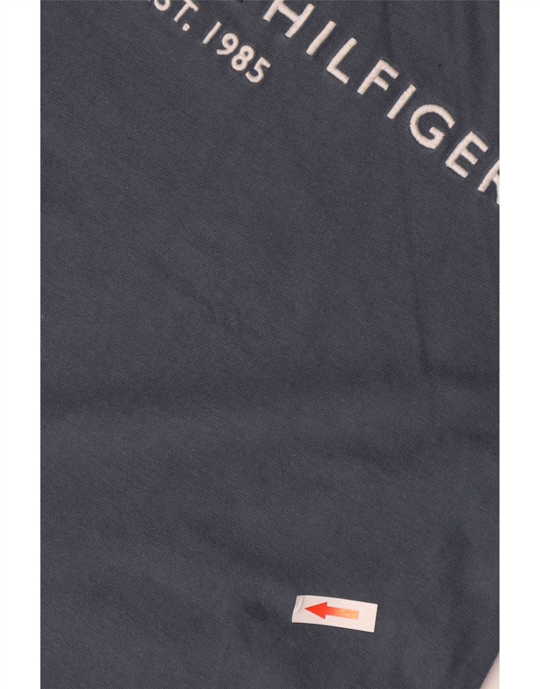 Tommy Hilfiger Herren-T-Shirt mit Grafik, mittelgraue Baumwolle