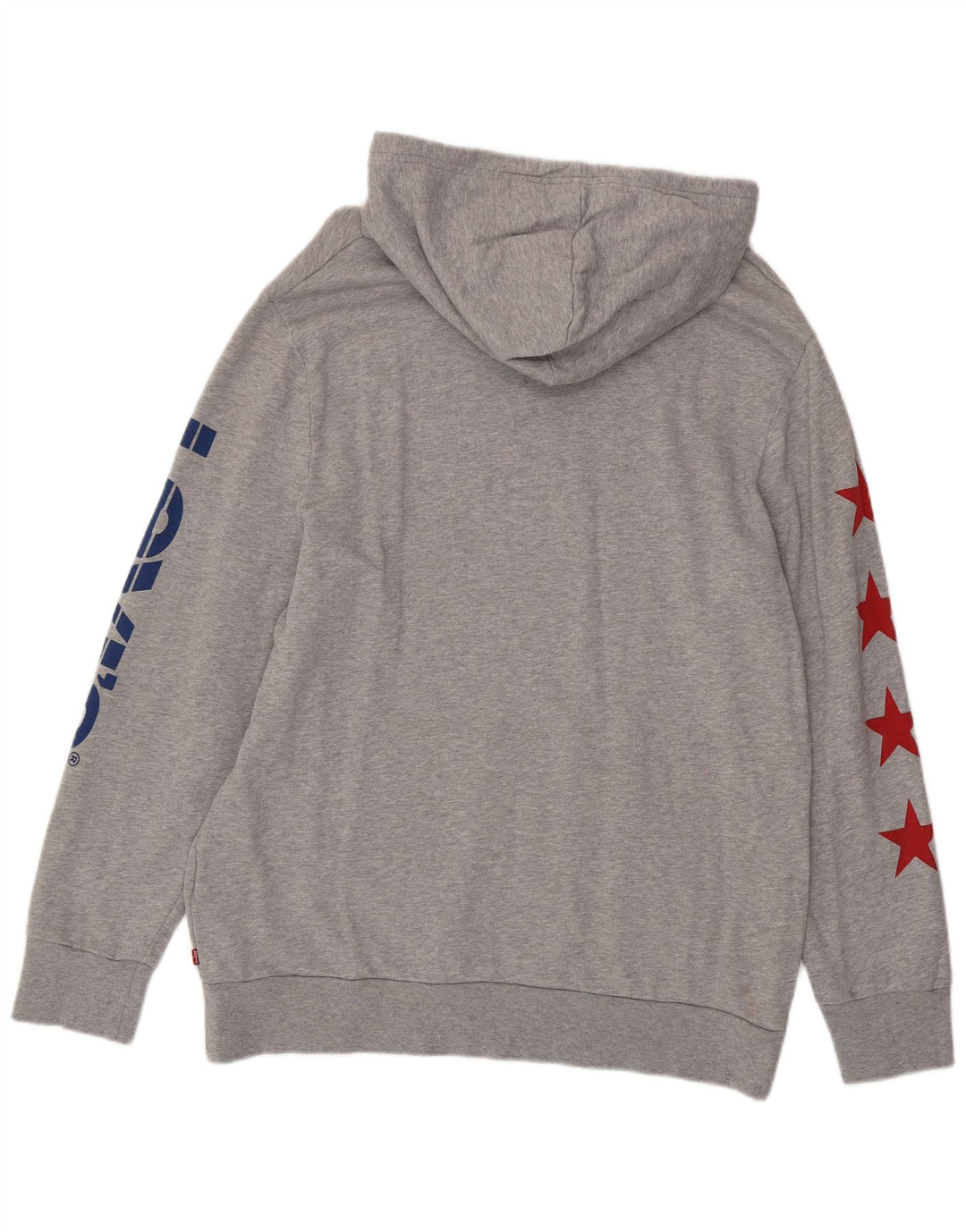 LEVI'S Herren-Kapuzenpullover mit Grafik, XL, graue Baumwolle