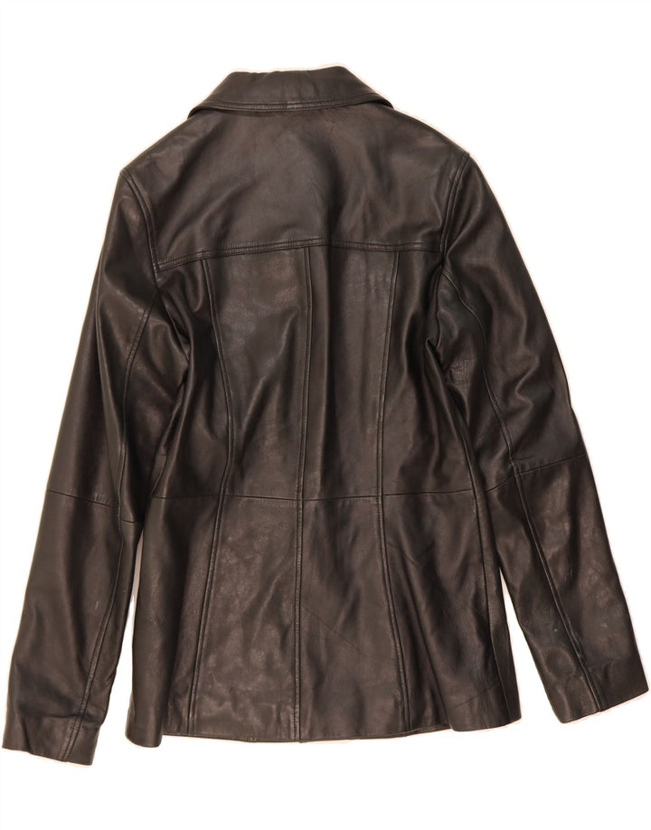 GIPSY Womens Leather Jacket UK 14 Large Black Leather Vintage Gipsy and Second-Hand Gipsy from Messina Hembry 