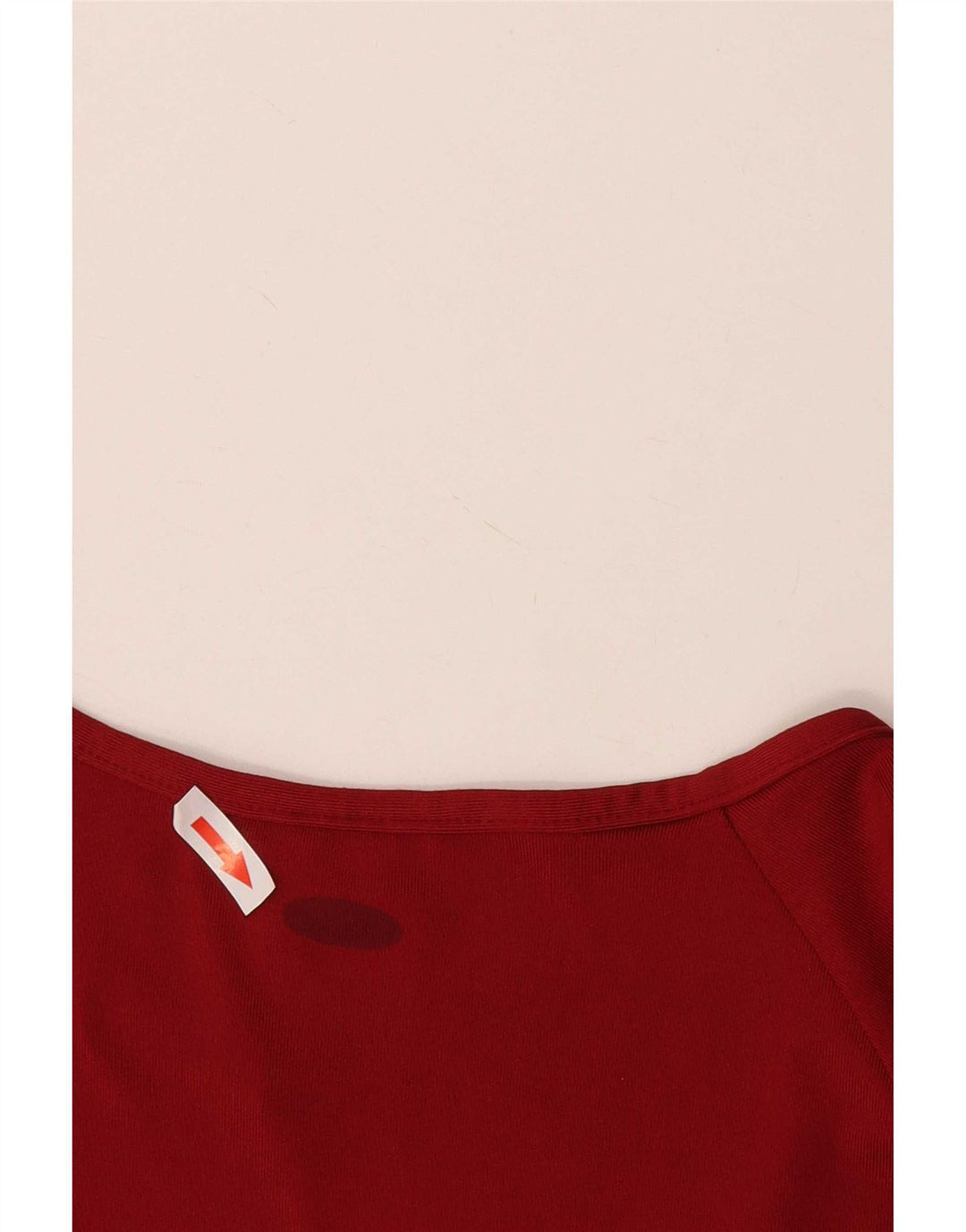 Adidas Damen T-Shirt Top UK 16 Large Rot Polyamid