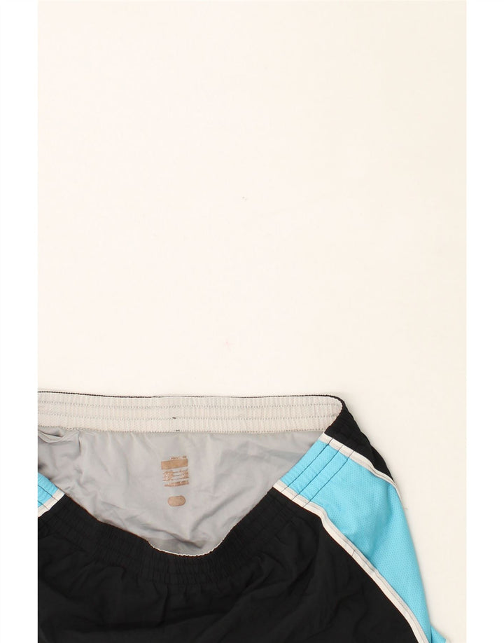 NIKE Womens Sport Shorts US 12/14 Large  Black Colourblock Polyester Vintage Nike and Second-Hand Nike from Messina Hembry 