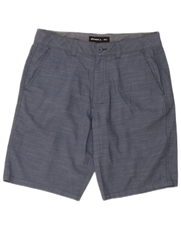O'Neill Mens Chino Shorts W32 Medium Blue Flecked Polyester