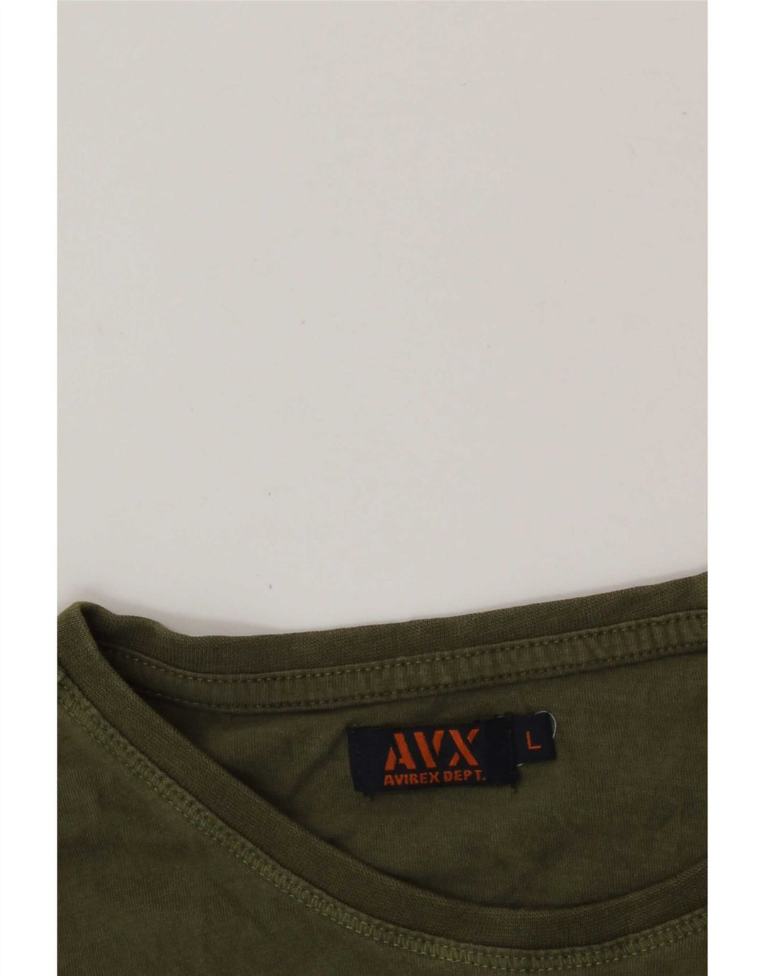 Avirex Herren T-Shirt Top Large Khaki
