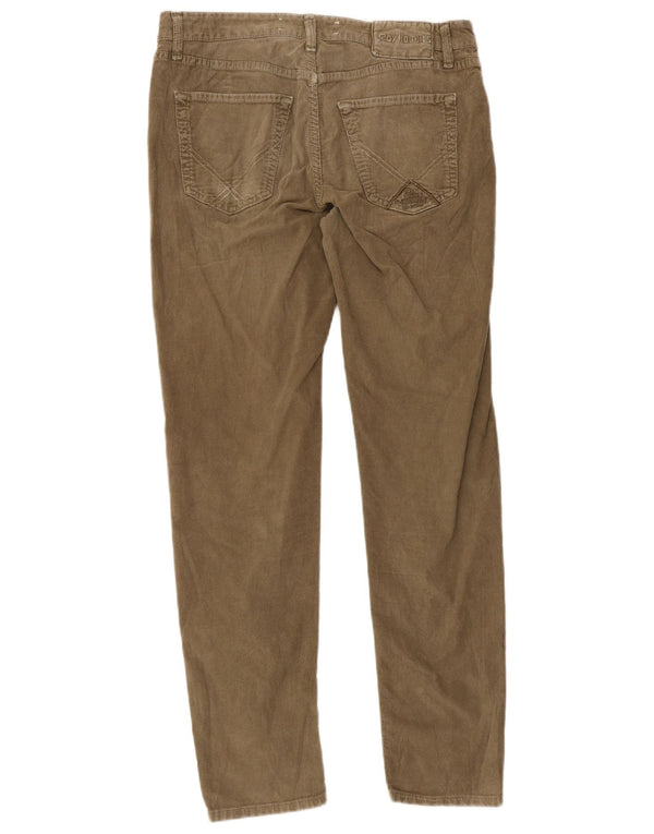 Roy Rogers Mens Slim Corduroy Trousers W36 L30 Brown Cotton