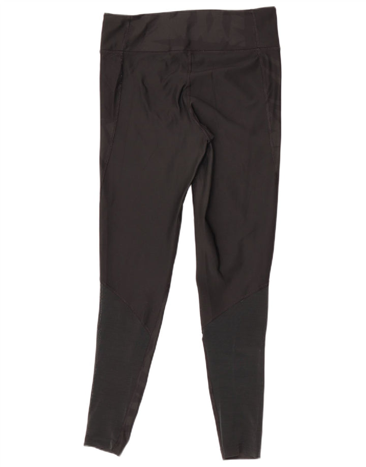 Hurley Damen Leggings UK 12 Medium Schwarz gestreift