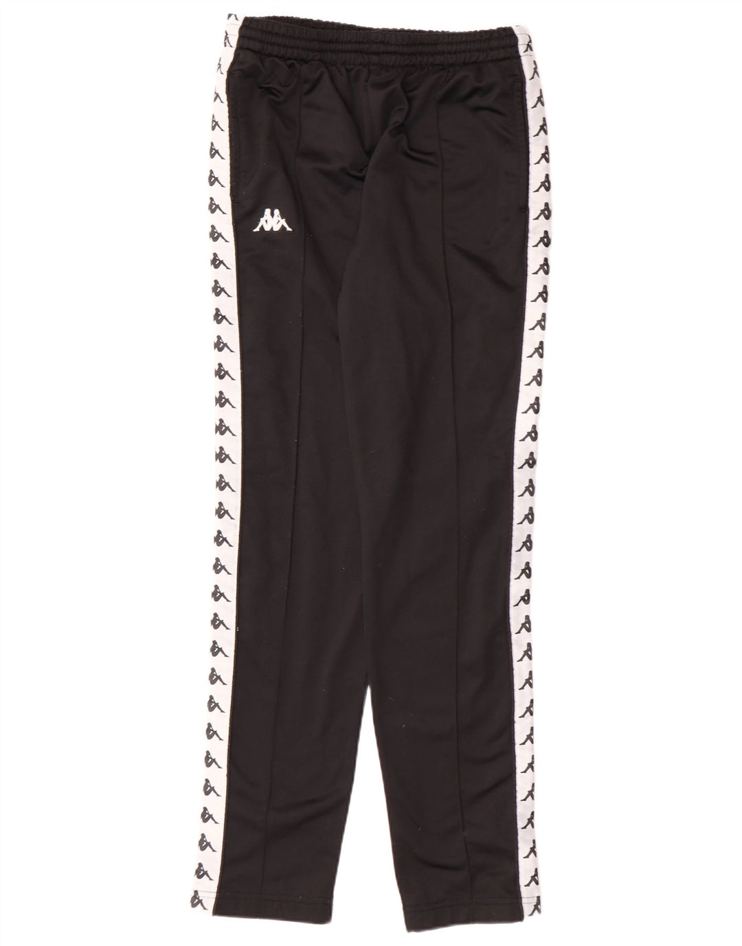 Kappa Womens Graphic Full Trainingsanzug UK 10 Small Black Colourblock