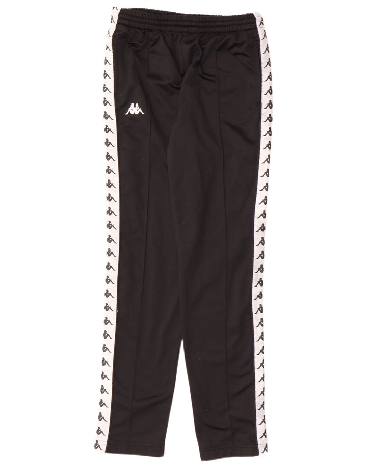 Kappa Womens Graphic Full Trainingsanzug UK 10 Small Black Colourblock