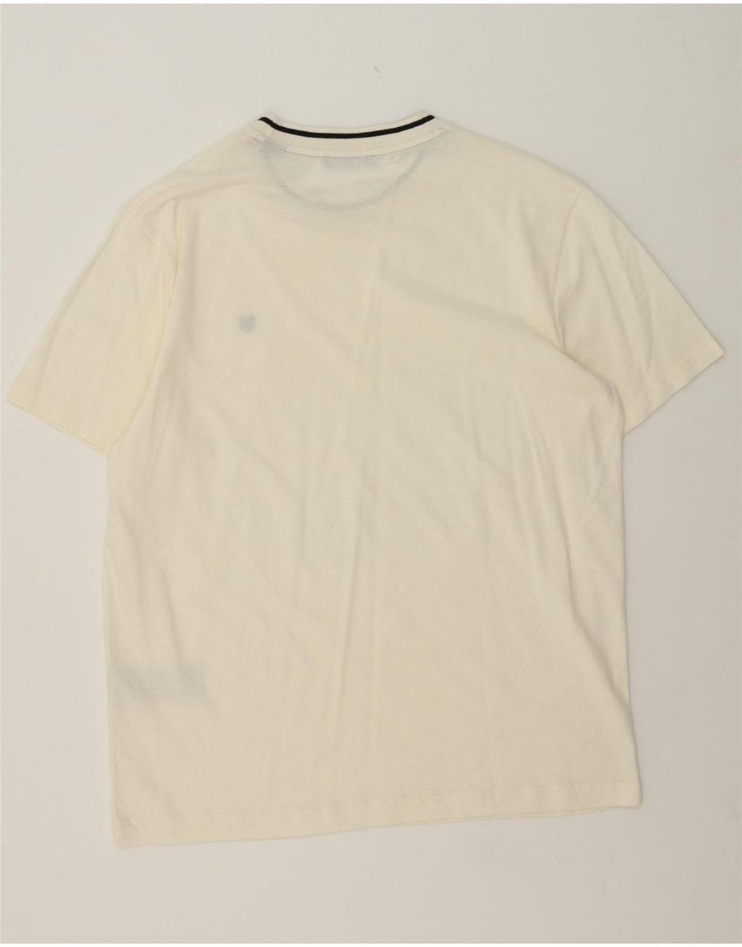 JACK & JONES Mens T-Shirt Top XL Off White Cotton Vintage Jack & Jones and Second-Hand Jack & Jones from Messina Hembry 