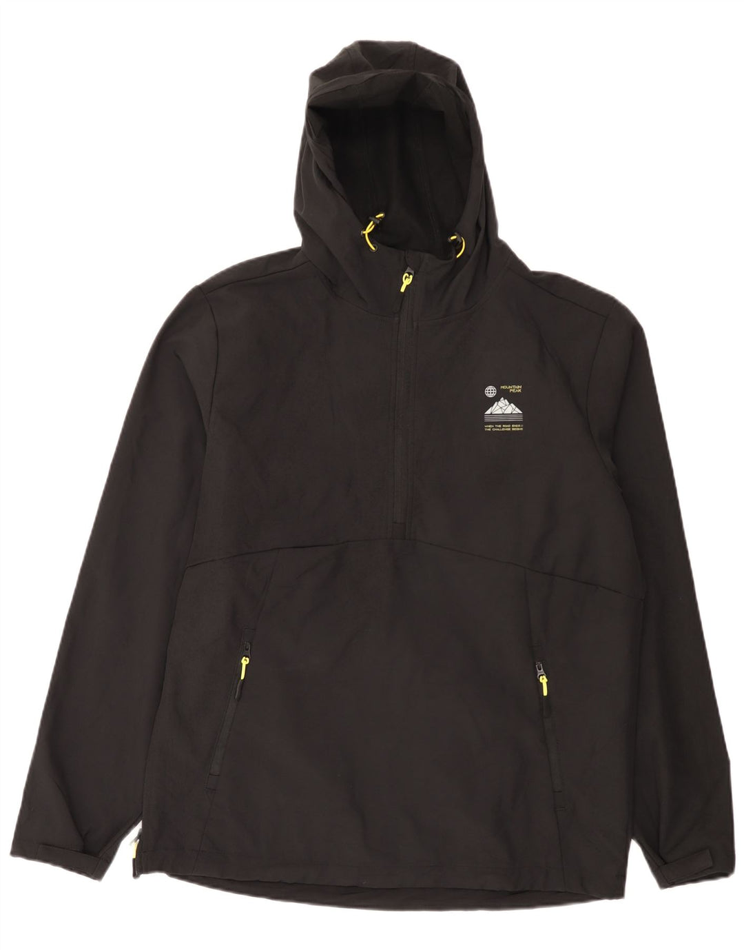 Crivit Herren Kapuzenpullover Regenjacke UK 38/40 Medium Schwarz Polyester