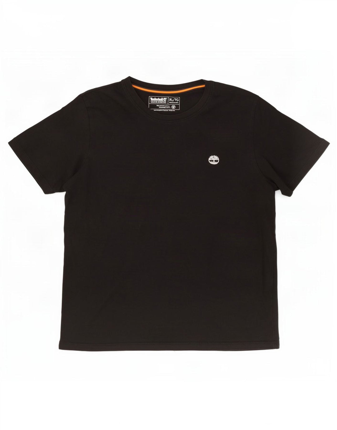Timberland Damen Regular Fit T-Shirt Top XL Schwarz Baumwolle