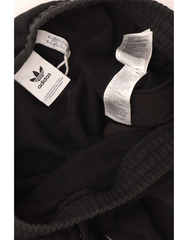 Adidas Herren Cargo-Trainingshose, Jogginghose, Größe L, Schwarz, Baumwolle