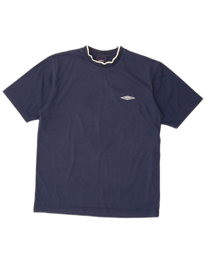 Umbro Herren T-Shirt Top Medium Marineblau Polyester