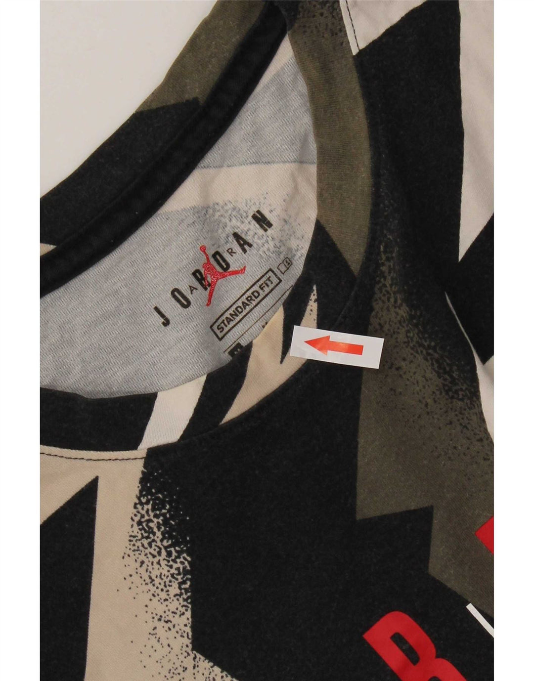 Jordan Herren-T-Shirt mit Standard-Passform, mittelgroß, mehrfarbig, geometrisch