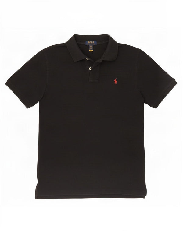 Polo Ralph Lauren Jungen-Poloshirt, 15–16 Jahre, XL, schwarze Baumwolle