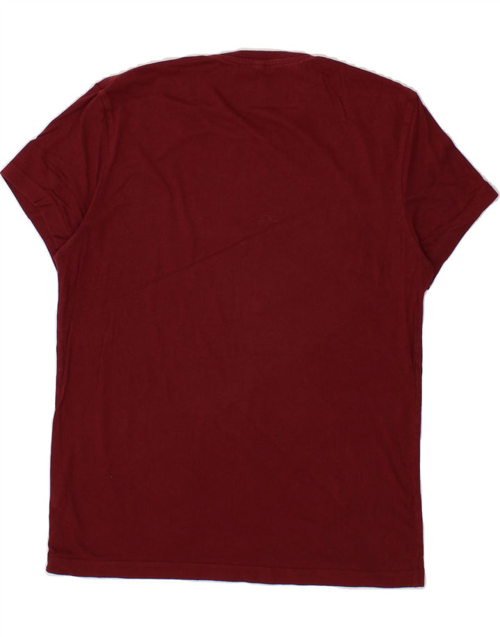 JACK WILLS Mens T-Shirt Top Small Burgundy Cotton Vintage Jack Wills and Second-Hand Jack Wills from Messina Hembry 